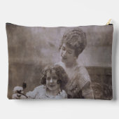  Sepia moeder en kind portret Etui (Achterkant)