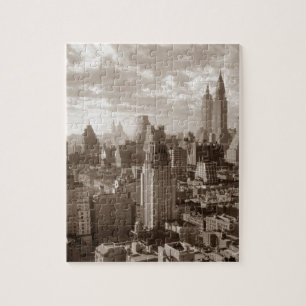 Sepia New York City Legpuzzel