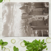 Sepia New York City Theedoek (Gevouwen)