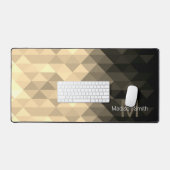 Sepia noir triangle géométrie motif Monogramme (Clavier et souris)