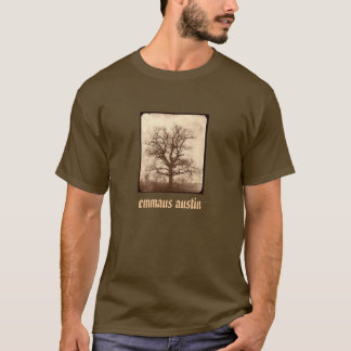 Sepia Oak Tree - Bruin T-shirt