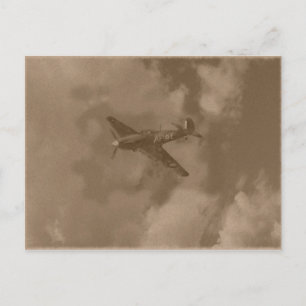 sepia orkaan briefkaart