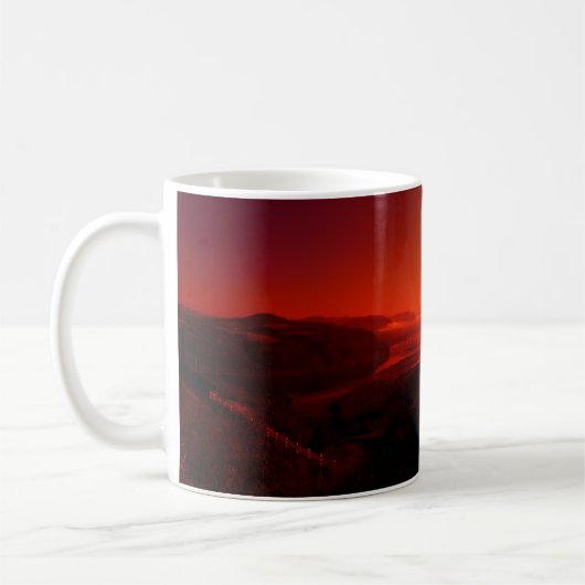 Sepia Panoramic Landcape Mug (Gauche)