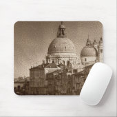 Sepia Paper Effect Venice Grand Canal Muismat (Met muis)