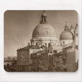 Sepia Paper Effect Venice Grand Canal Muismat (Voorkant)