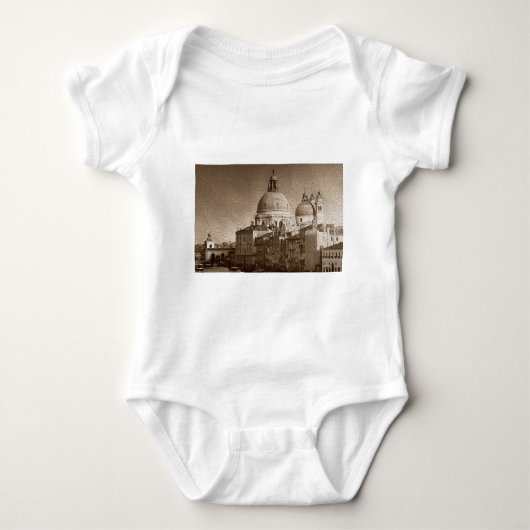 Sepia Paper Effect Venice Grand Canal Romper (Voorkant)