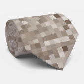 Sepia Pixels Stropdas (Opgerold)