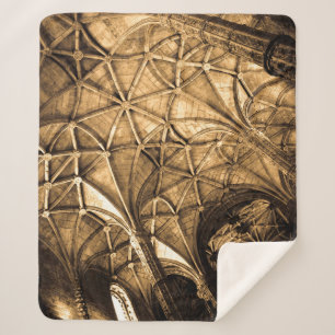 Sepia Portugese architectuur Sherpa Deken