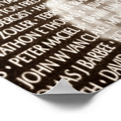 Sepia POSTER Réflexions Sur La Guerre Du Vietnam (Coin)