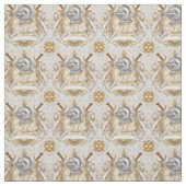 Sepia ridder Schild  Stof (Swatch)
