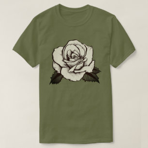 Sepia-roos T-shirt