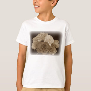 Sepia Rose Bouquet T-shirt