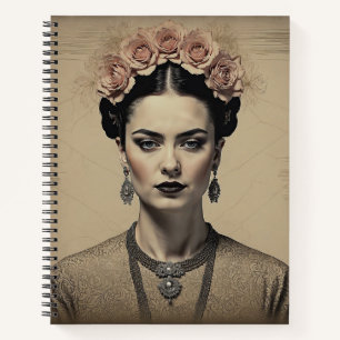 Sepia Rose Muse Notitieboek
