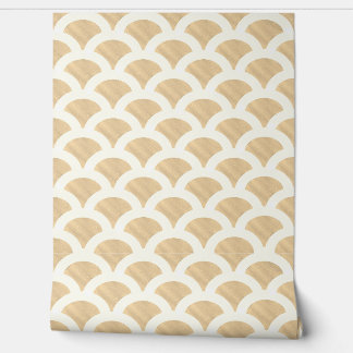 Sepia Scallop Behang
