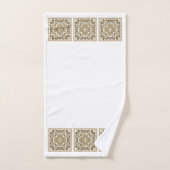 Sepia Spain Tiles Bad Handdoek (Handdoek)