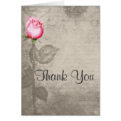 Sepia  Spot Kleur Roze Rose Wedding (Voorkant)