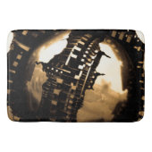 Sepia Steampunk Badmat (Voorkant)