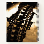 Sepia Steampunk Notitieboek (Achterkant)