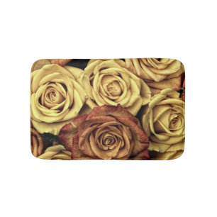 Sepia Tinted Rozen Badmat