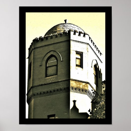 Sepia Tower Poster (Voorkant)