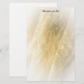 Sepia Voile Briefpapier (Voorkant / Achterkant)