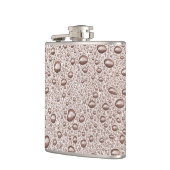 Sepia waterdruppels heupfles (Links)