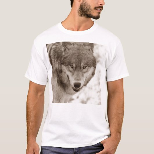 Sepia Wolf T-shirt (Voorkant)