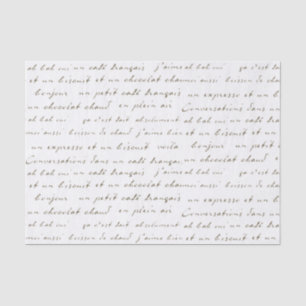 Sepia Words and Phrases Tissuepapier