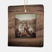 Sepia zwarte bruine granietsteen keramisch ornament (Links)