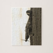 Sepiatone Hawker Hurricane Legpuzzel (Verticaal)