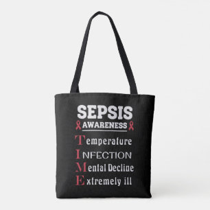 Sepsis Awareness T.I.M.E.-gids Draagtas