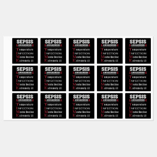 Sepsis Awareness T.I.M.E.-gids Labels
