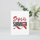Sepsis Survivor Awareness Briefkaart (Staand voorkant)