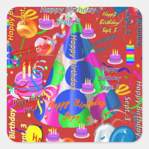 Sept, 3 Kinderen op zaterdag Stickers