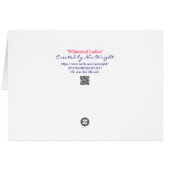 Sept Amis de la Dame de Whimsical saluent les cart (Dos Horizontal)