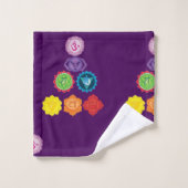 Sept Chakras Yoga Art (Gant de toilette)