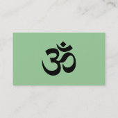 Sept Chakras Yoga Cartes de visite de design (Dos)