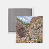 Sept Chutes Colorado Magnet Carré (Recto/Verso)