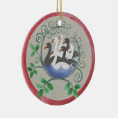 Sept cygnes un ornement de Noël de natation (Droite)