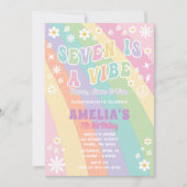 Sept est une invitation à l'anniversaire vibe (Devant)
