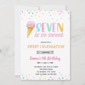 Sept est une invitation de glace si douce (Devant)