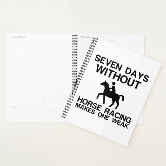 SEPT JOURS SANS COURSE DE CHEVAL REND UN FAIBLE (Devant avec enveloppe)