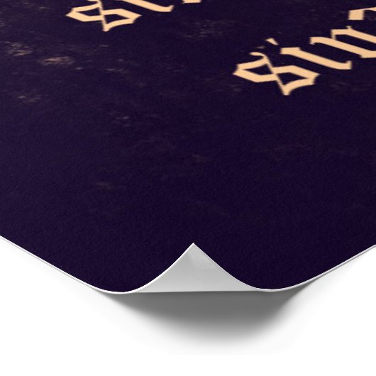 Sept péchés - Poster Math (Coin)