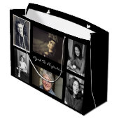 Sept Sac cadeau personnalisé photo (Dos Angle)