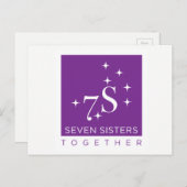 Sept Soeurs Ensemble Cartes Postales (Devant / Derrière)