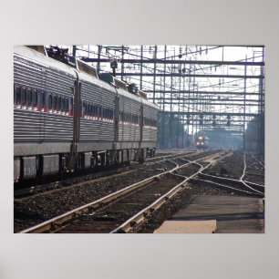 Septa regionale treinen late dag vergaderen poster