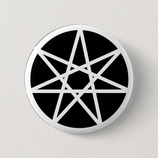Septagram Ronde Button 5,7 Cm (Voorkant)