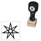 Septagramstempel Rubberstempel (Gestempeld)