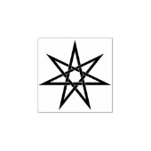 Septagramstempel Rubberstempel (Afrduk)