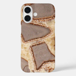 Septarian Nodule Cross section, interessante Rocks iPhone 16 Hoesje